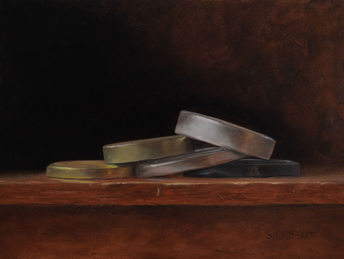 Botanical art and illustration. Botanische Kunst. Sophie Crossart. Oil on panel, Olieverfschilderij, dekseltjes, lids. 