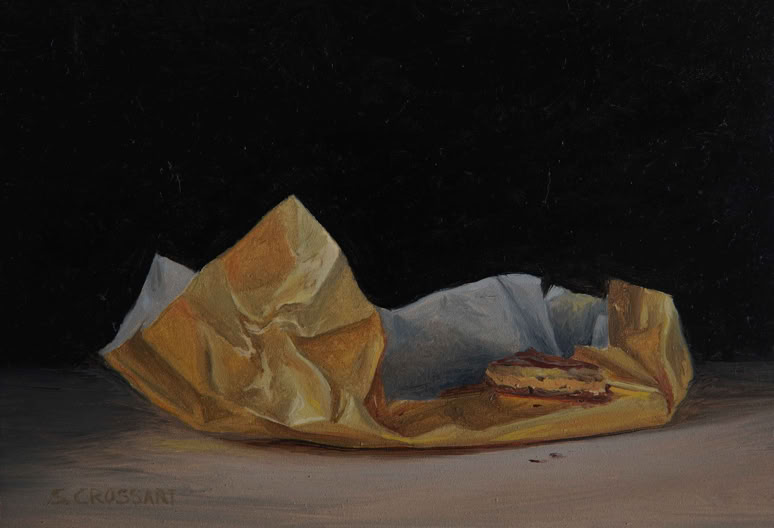 Botanische kunst, botanical art, Sophie Crossart. Still life with Zotter chocolate. Oil on panel, oliverfschilderij. 