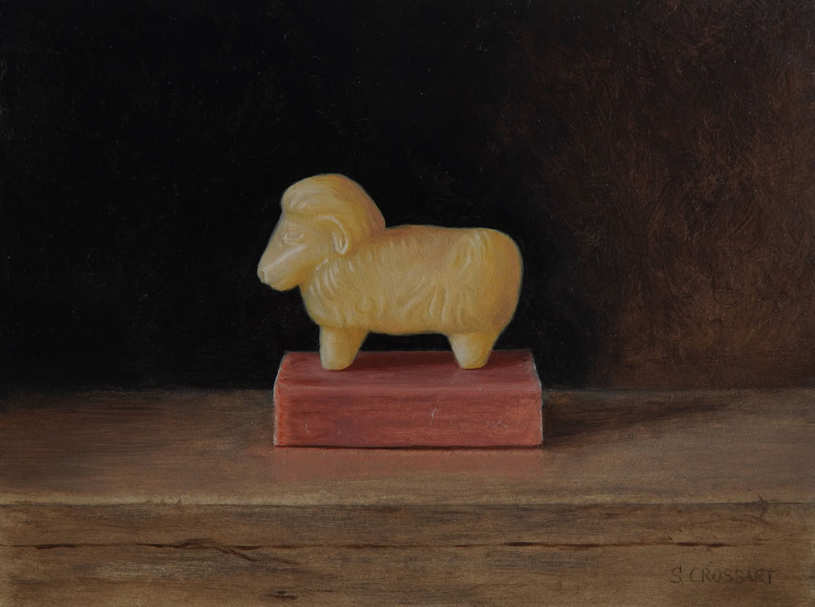 Botanische kunst, botanical art, Sophie Crossart. Olieverfschilderij, zeep, soap, sheep.